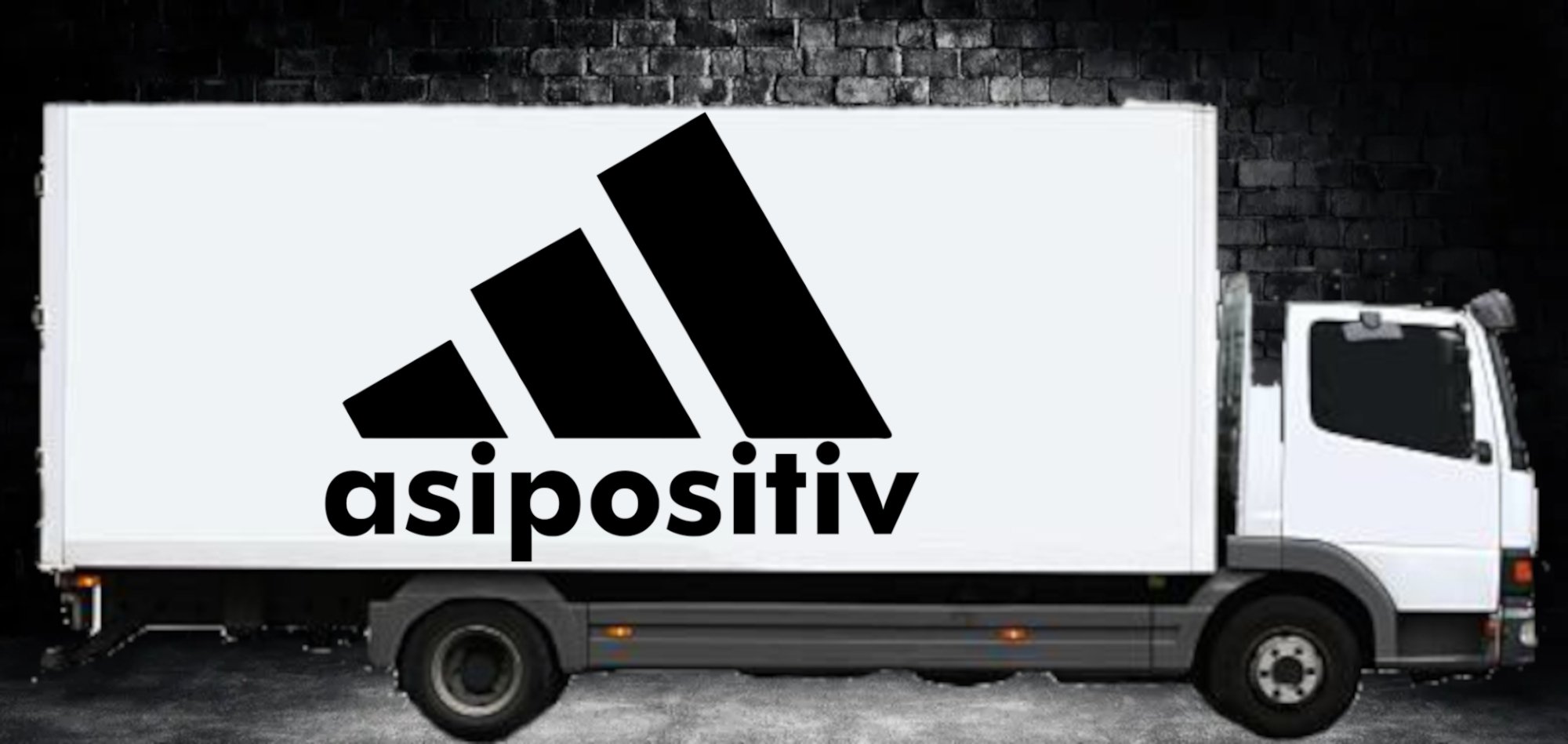 Aufkleber 46360 Asipositiv LKW Seitenansicht